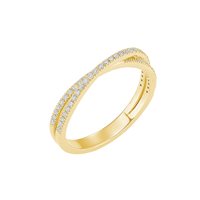 Ringe Zanette Gioielli Dame in Gelbgold Diamante 0.18 Ct AN-3013-72 - AN-3013-72
